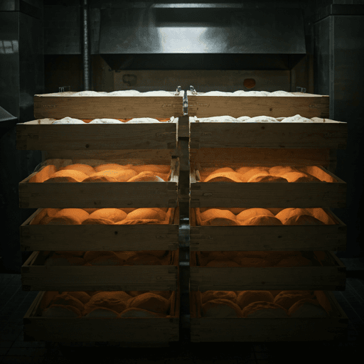 Folding the dough